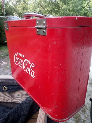 Vintage Coca - Cola Airline Cooler 1940s - 1950s 3