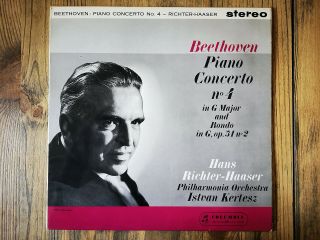 Columbia Sax2403 - Beethoven - Piano Concerto No.  4 - Richter - Haaser - Kertesz Nm