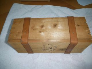 THE MACALLAN OVER 25 YEARS OLD ANNIVERSARY MALT WOODEN BOX WITH LEATHER STRAP 6