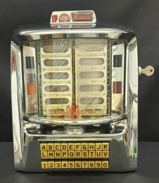 Seeburg V - 3wa Jukebox Wallbox Remote Selector 200 Selections (9445 S.  N. )