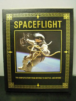 Spaceflight Leather Bound Signed Edition By Buzz Aldrin