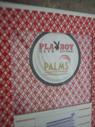 14 Decks Palms Playboy Club Las Vegas Casino Playing Cards 13 Red 1 Gold 4