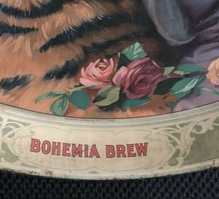 Rising Sun Brewing Bengal Flapper Girl Beer Serving Tray Elizabeth NJ Art Deco 7