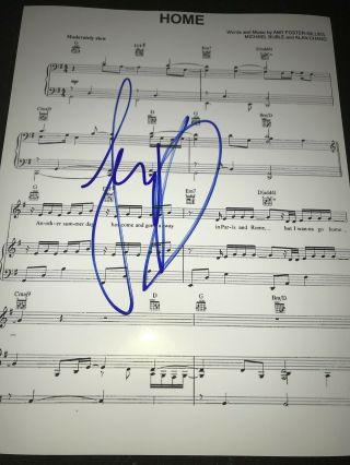Michael Buble Signed Autograph Sheet Music Home Havent Met You Yet Christmas