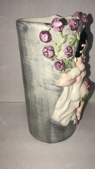 Betty Boop Vase Floral Vandor 1995 Pelzman Designs RARE Unique 2