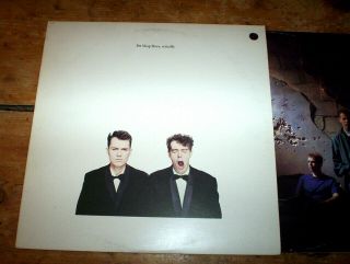 Pet Shop Boys (actually) Orig 1987 Vinyl U.  S.  Dj Lp,  Inner Sleeve Nm -