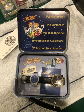 The Jetsons Fossil Limited Collectible Watch/pin/lunchbox