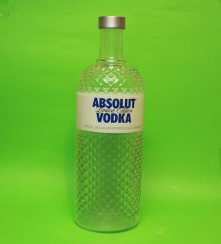 Absolut Vodka Glimmer Big Mama 7 Liter Empty Display Bottle Limited Edition