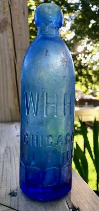 W.  H.  H.  - William H.  Hutchinson,  Cobalt Hutch Soda From Chicago,  Illinois