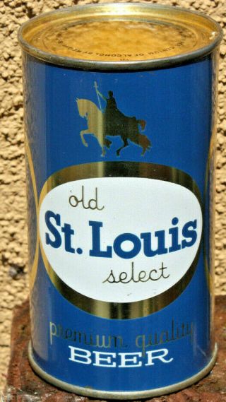 Gem Old St.  Louis Select Flat Top Beer Can Lami Brew.  Co. ,  Missouri,  Mo