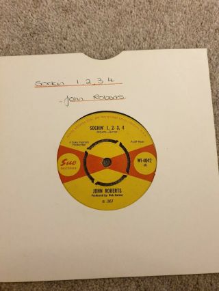 Sockin 1 2 3 4 John Roberts Vinyl Single