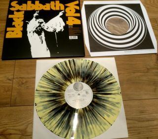 Black Sabbath Vol 4 Official 10 Year War 180G Coloured Splatter Vinyl OOP 3
