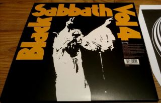 Black Sabbath Vol 4 Official 10 Year War 180G Coloured Splatter Vinyl OOP 6