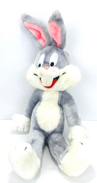Bugs Bunny Plush 21” Warner Bros Characters Mighty Star 1971 Vintage Antique
