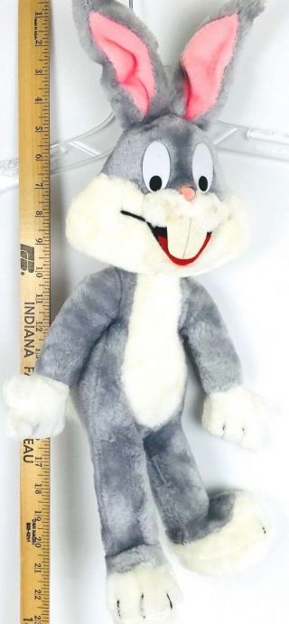 Bugs Bunny Plush 21” Warner Bros Characters Mighty Star 1971 Vintage Antique 5