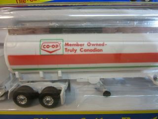 Rare Diecast King Of The Road Canadian CO - OP Truck & Tanker Trailer Boxed 2