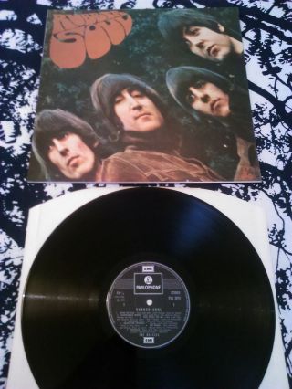 The Beatles - Rubber Soul Lp N.  Rare Uk / France Parlophone 70s Issue