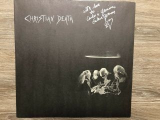 Christian Death Atrocities Signed By Gitane