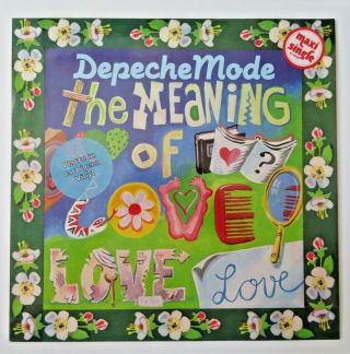 Depeche Mode The Meaning Of Love 12 " Yellow Vinyl - Rare German Coloured Vinyl