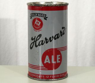 Harvard Ale Red Ball Opening Instructions Flat Top Beer Can Lowell Massachusetts