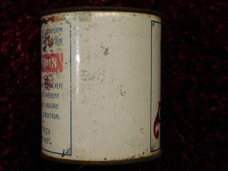 VINTAGE 1 PINT CHEF BRAND OYSTER TIN CAN Wm JACOBS & SON BALTIMORE MD. 5