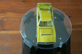 Vintage Hot Wheels Redline Custom Dodge Charger 1968 Mattel Light Green Yellow 1