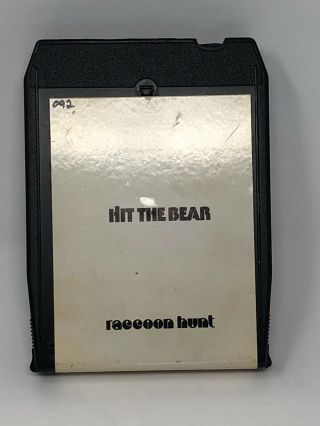 Atari Triple Hunt 8 Track Tape For Hit The Bear And Raccoon Hunt