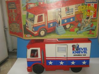 Evel Knievel Scramble Van Complete 2nd Issue With Box.