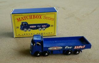 Matchbox Lesney Transport Truck Erf 68g No.  20 Cn
