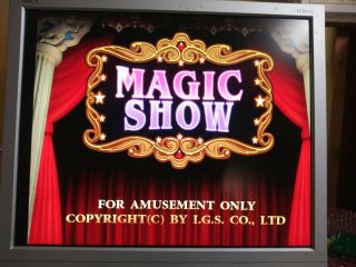 Magic Show Igs - Vga 9 Or 25 Liner Cherry Master Game Board With Touch