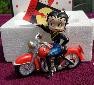 Betty Boop On Motorcycle Ornament Biker Westland Giftware