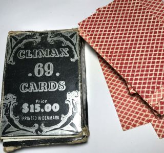 Vintage Rare Adult 69 Erotic Naughty Sexual Game Playing Deck Of Cards Denmark