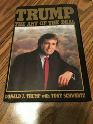President Donald Trump Art Of The Deal Book Signed Autograph 2016 Presidential 2