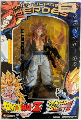 Limited Edition Dragon Ball Z Dbz Gt Unstoppable Heroes Ss4 Gogeta