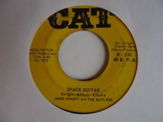 James Knight & The Butlers Space Guitar Cat Miami Black Psych Funk Soul 45 Hear