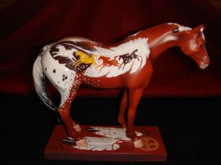 Painted Ponies,  High Desert Horse Feathers,  1e/0312,  Signed By The Artist