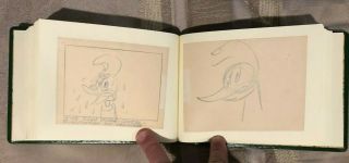 1960 Walter Lantz " Southern Fried Hospitality " Drawing Woody Woodpecker