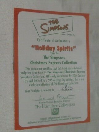 Simpsons Christmas Express,  Holiday Spirits,  2805, 7