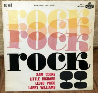 Sam Cooke Larry Williams Little Richard Lloyd Price Japan Only 10 " Lp Rock Rock