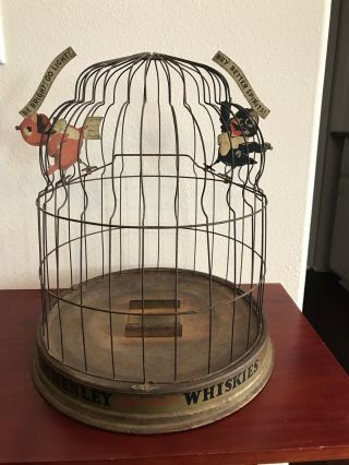 Very Rare Schenley Whiskey Bird Cage 1930 