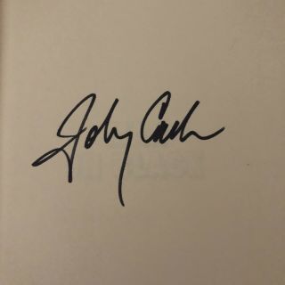 Johnny Cash Autograph Signed Signature Beckett Authenticated