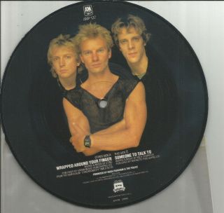 Sting The Police Wrapped Around W/unreleased Picture Disc Europe 7 Inch Vinyl 45