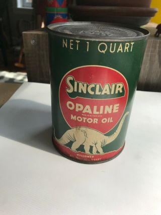 Sinclair Opaline Oil Can
