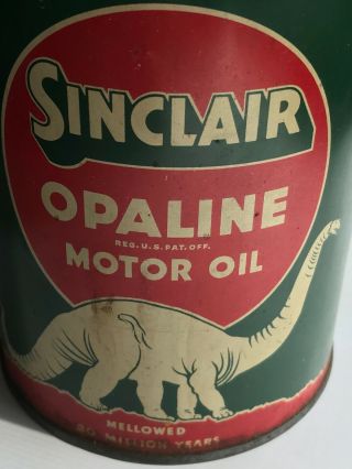 Sinclair Opaline Oil Can 5
