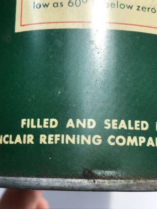 Sinclair Opaline Oil Can 8