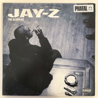 Jay - Z - The Blueprint 2001 12 " 2x Blue Translucent Double Vinyl Record Album