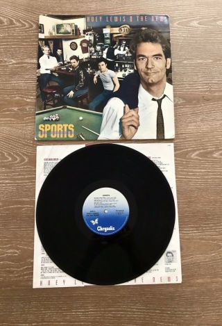 Huey Lewis And The News Sports Vinyl Record