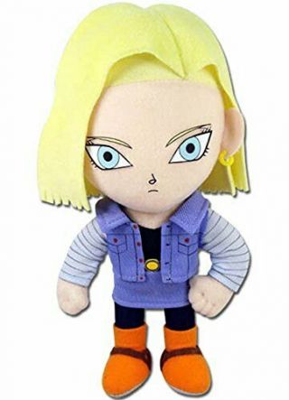 Great Eastern Dragon Ball Z Android 18 8 " Stuffed Plush Authentic Usa Seller