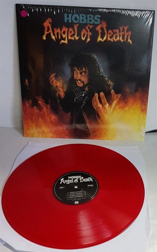 Hobbs Angel Of Death Self Titled 1988 Red Vinyl Lp Record S/t Same Reissue