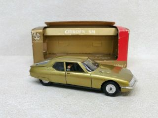 Solido Citroen Sm Diecast Toy Car 1/43 Scale Made In France W/ Box